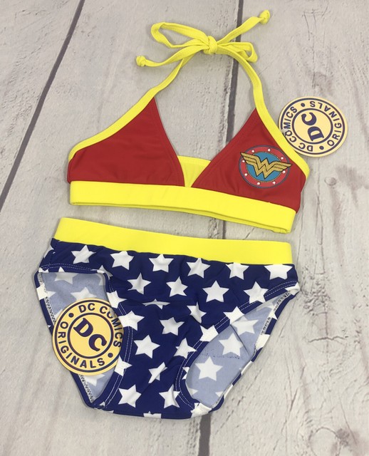 DC Comics Wonder Woman TwoPiece Bathing Suit 24M Infant/Toddler Swimwear eBay