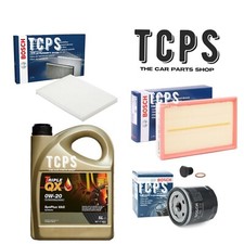 FOR SKODA KAROQ 1.5 TSI MK1 BOSCH OIL AIR CABIN FILTERS & 5L 0W20 MOTOR OIL