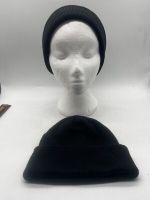 COCASES 2 Pack Winter Beanie Hats With Mask Buttons - Warm Knit Set With Scarf & Gloves
