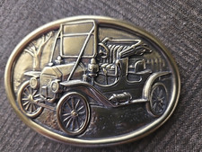 Belt Buckle - AVON - Collectable Antique Car or Model T - Brass - Styled Look