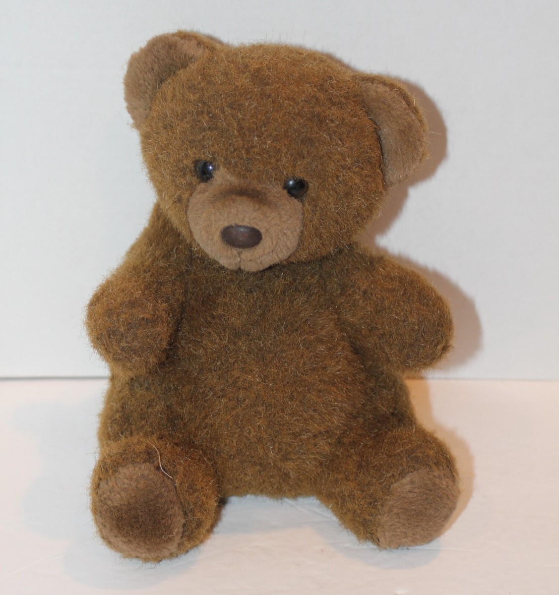 Vintage Charm Co Teddy Bear Plush 1980 Stuffed Musical Bear Brown