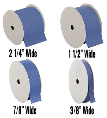 Grosgrain Ribbon 3/8'',7/8'',1 1/2'',2 1/4'' widths 10 yd rolls 25 colors