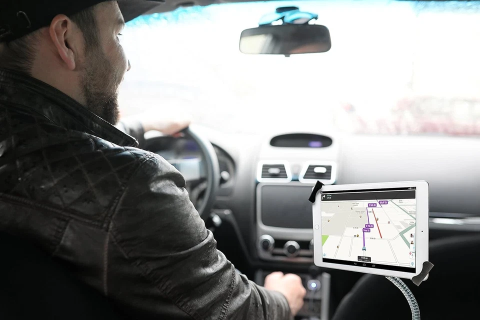 Soporte de coche cuello de cisne - Soporte de coche cuello de cisne seguro CTA con cerradura y llave Foto 3 de 4