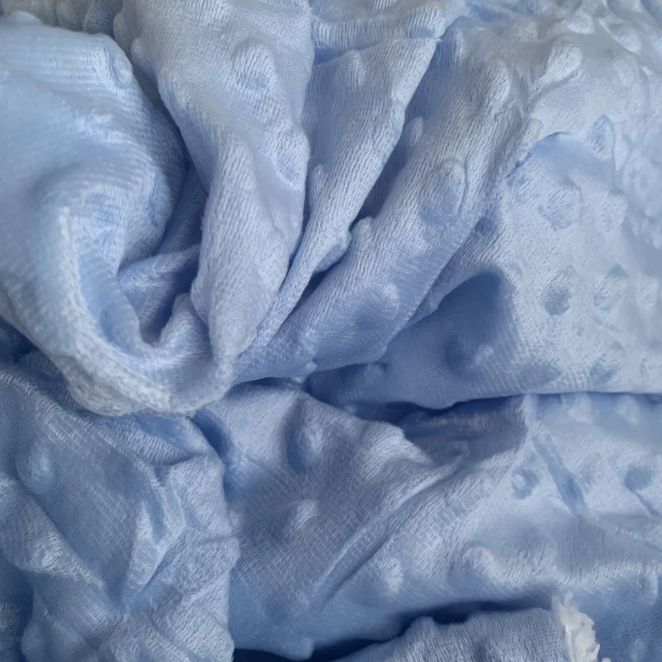 Blue Baby Blanket Swaddling Newborn Thermal Soft Fleece Blanket Winter Bedding - Image 3 of 4