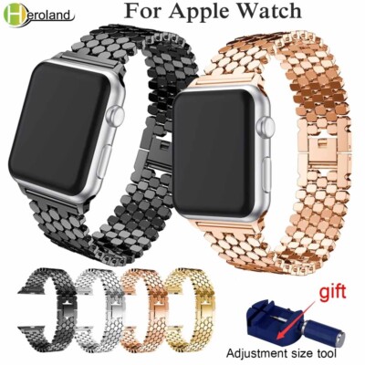 For Apple Watch 10 9 8 7 Ultra Stainless Steel Metal Strap iWatch Band Bracelet