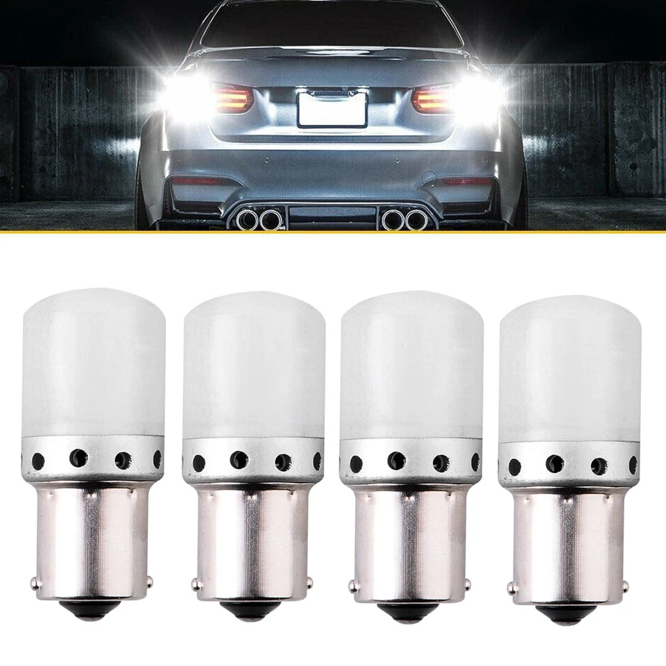 4er 1156 BA15S P 21W SMD Auto KFZ LED Rückleuchte Bremslichter Standlicht Lampe - Bild 4 von 4