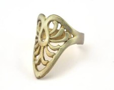 Adjustable Ring Raw brass 18mm 8US inner size 2671