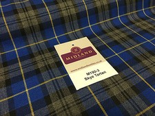 £4.99 Tartan Fabric Poly Viscose - 59" (150cm) Wide -  per mtr M190 Mtex