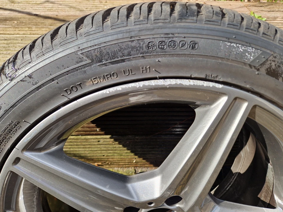 4 ORIGINAL ABS 18 ZOLL FELGEN Anthrazit  Metallic  A2054011100 7,5Jx18 H2 ET44 - Bild 4 von 4