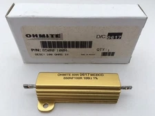 (Qty=1) 850NF100R Ohmite, 50 Watt 100 Ohm 1%, Wirewound Resistor (Chassis Mount)