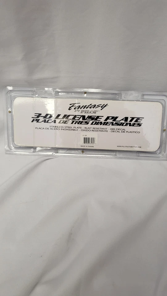 适合丰田 CHROME 不锈钢迷你前牌照标志刺绣框架 3D — 第 3/4 张图片