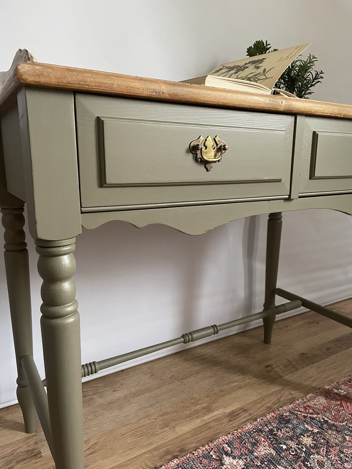 Green Pine Desk By Younger Furniture eBay