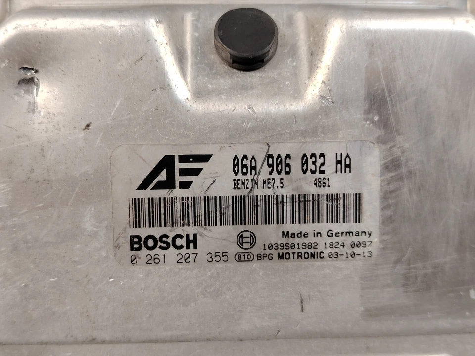 Modulo Di Controllo Motore 2000 SEAT ALHAMBRA 7V8 7V9 06A906032HA 0261207355 - Immagine 3 di 4