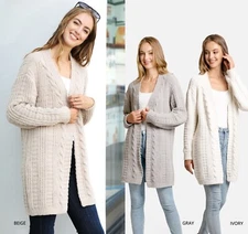 ComfyLuxe Solid Color Twist Knot Cardigan