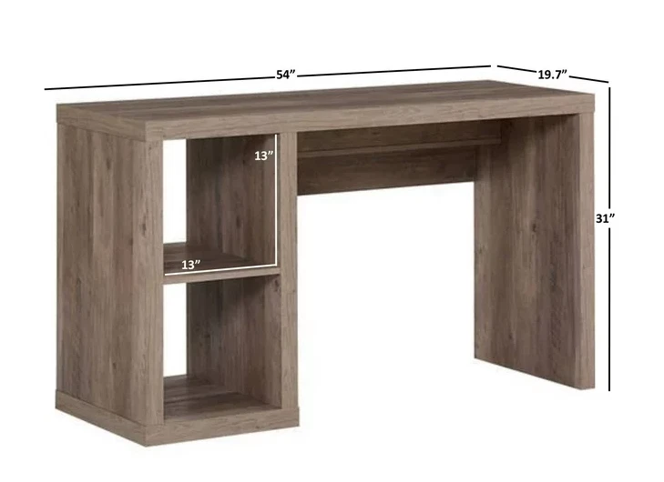 Better дома и сады куб хранения офисный стол, деревенский серый - Бесплатная доставка - Изображение 2 из 4