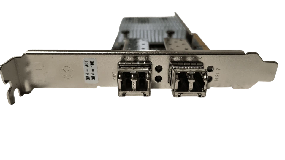QLogic QLE3442-SR Dual Port 10GB Network Adapter BC0110402-04 FH Bracket w/ SFPs - Image 2 of 4