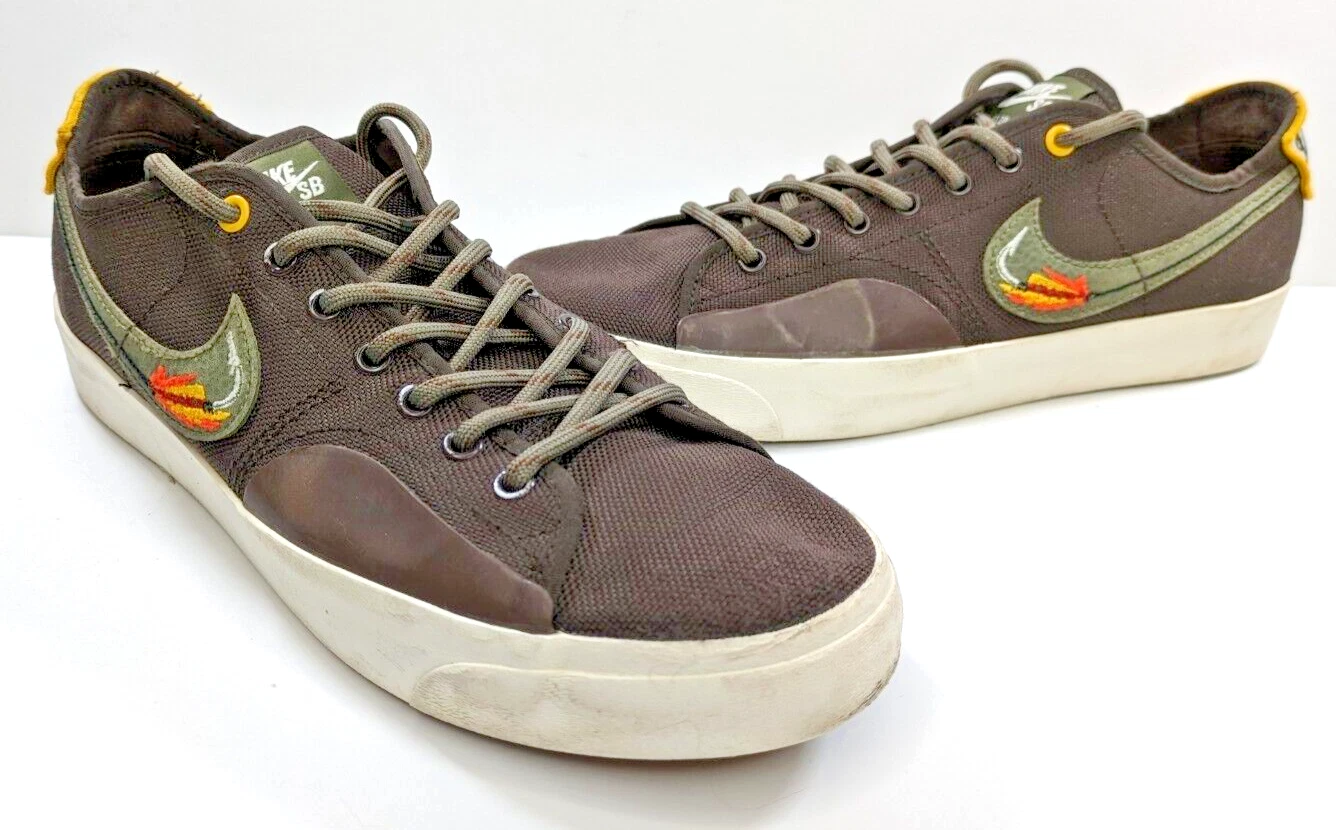 Nike Daan Van Der Linden x Blazer Court SB Baroque Brown Mens 9 Sneakers Shoes