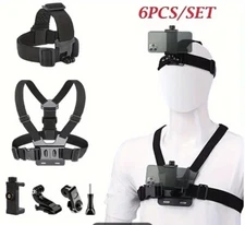 Mount for gopro Head And Chest And Phone