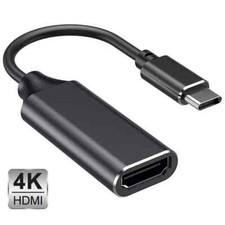 Type C To Female HDMI HDTV Cable 4K USB Adapter For Samsung S Series Huawei