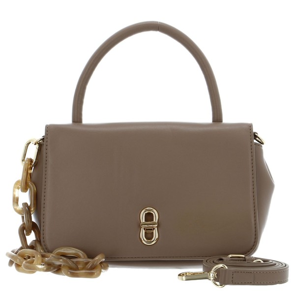 Seidenfelt Manufaktur Herrvik Handbag Handtasche Tasche Almond / Gold Hellbraun-image