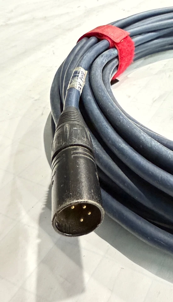 4-Pin Male to 4-Pin Female XLR Power / Extension Cable for Arri Sony - 50FT - Image 2 of 3