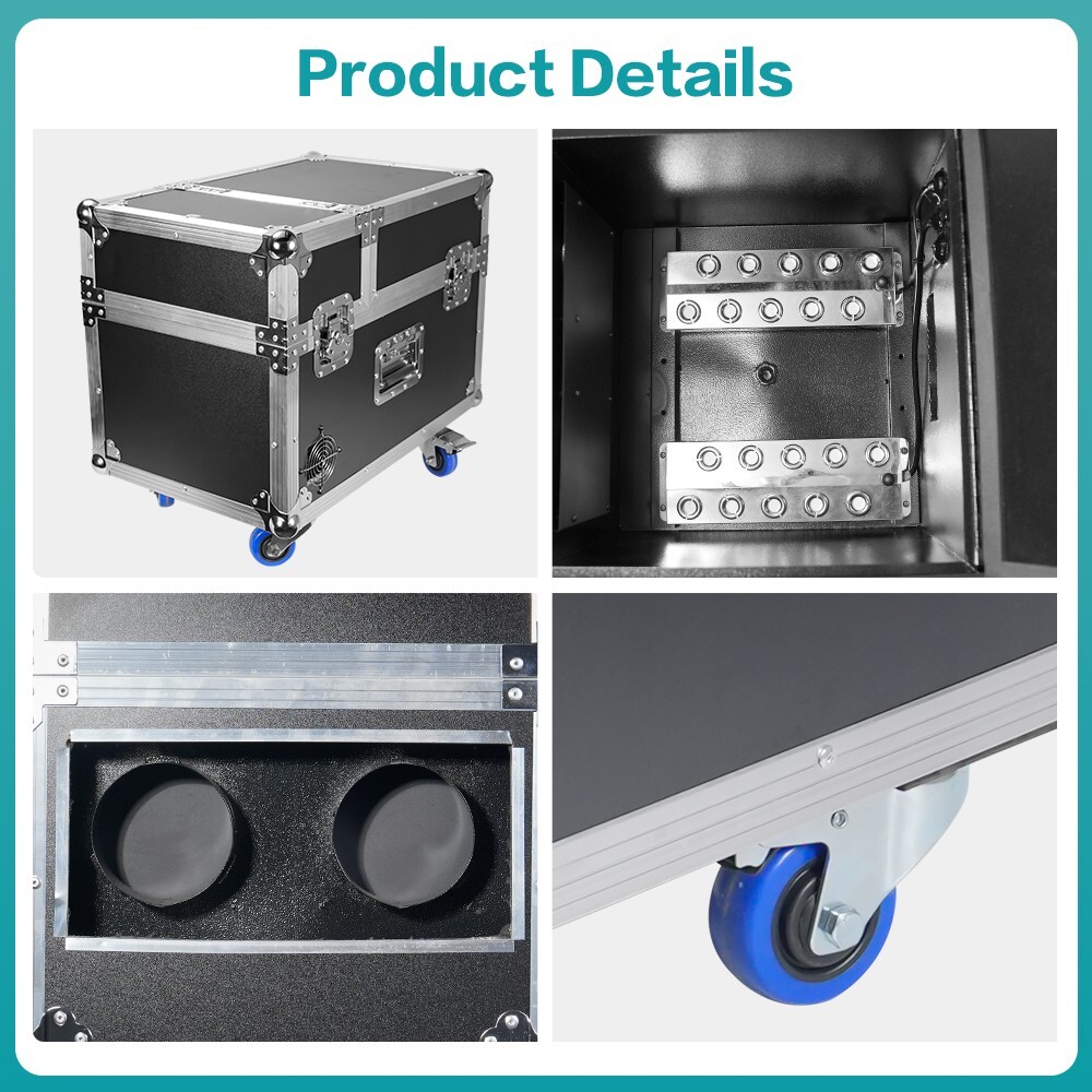 3000W Low Lying Water Fog Machine Sinking with 2 Hose Smoke DMX Remote Control