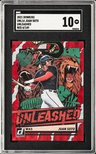 2021 Donruss Juan Soto Unleashed Red /149 SGC 10 Gem Card #UNL-14