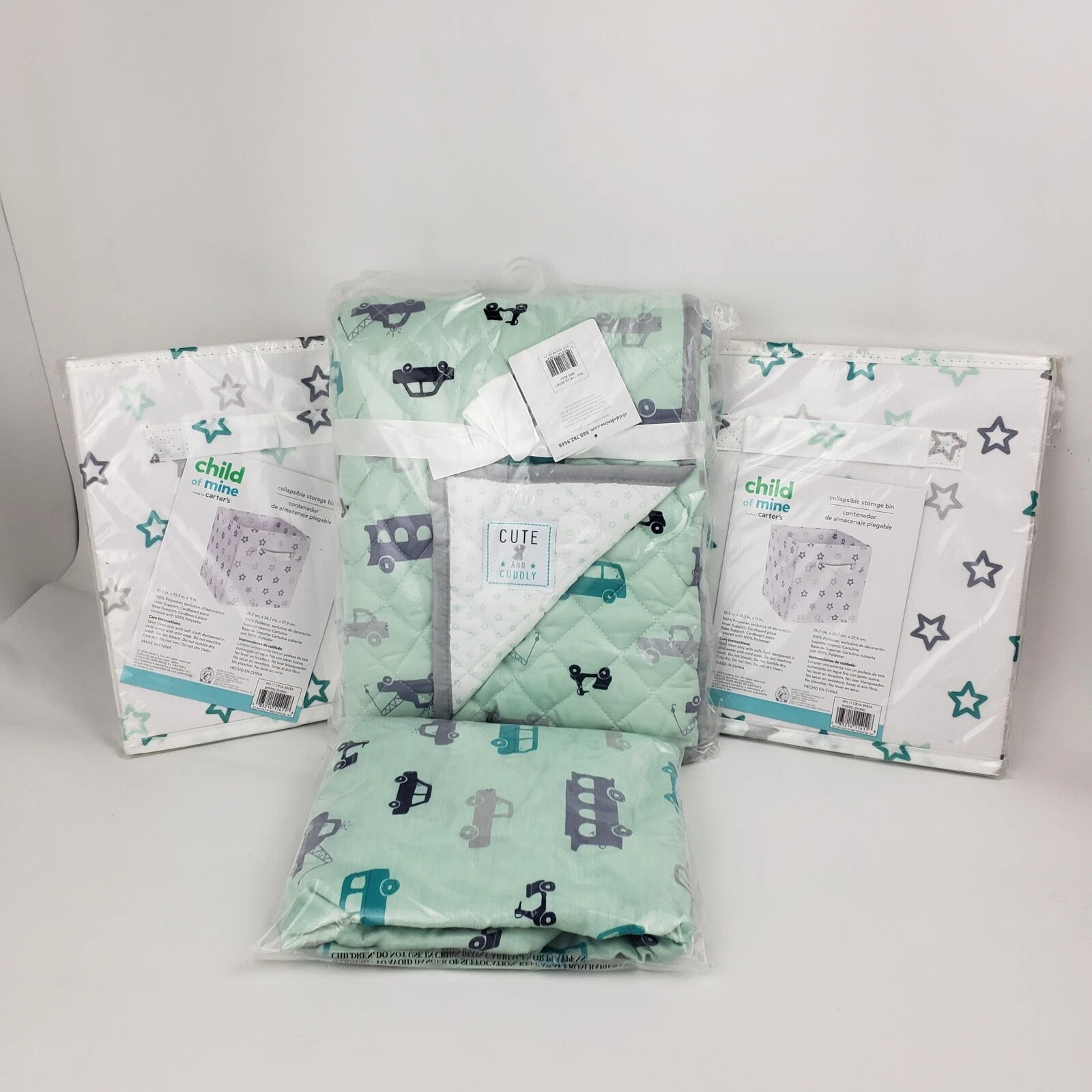 Child of Mine: Cars 4 Piece Crib Set by Carter's