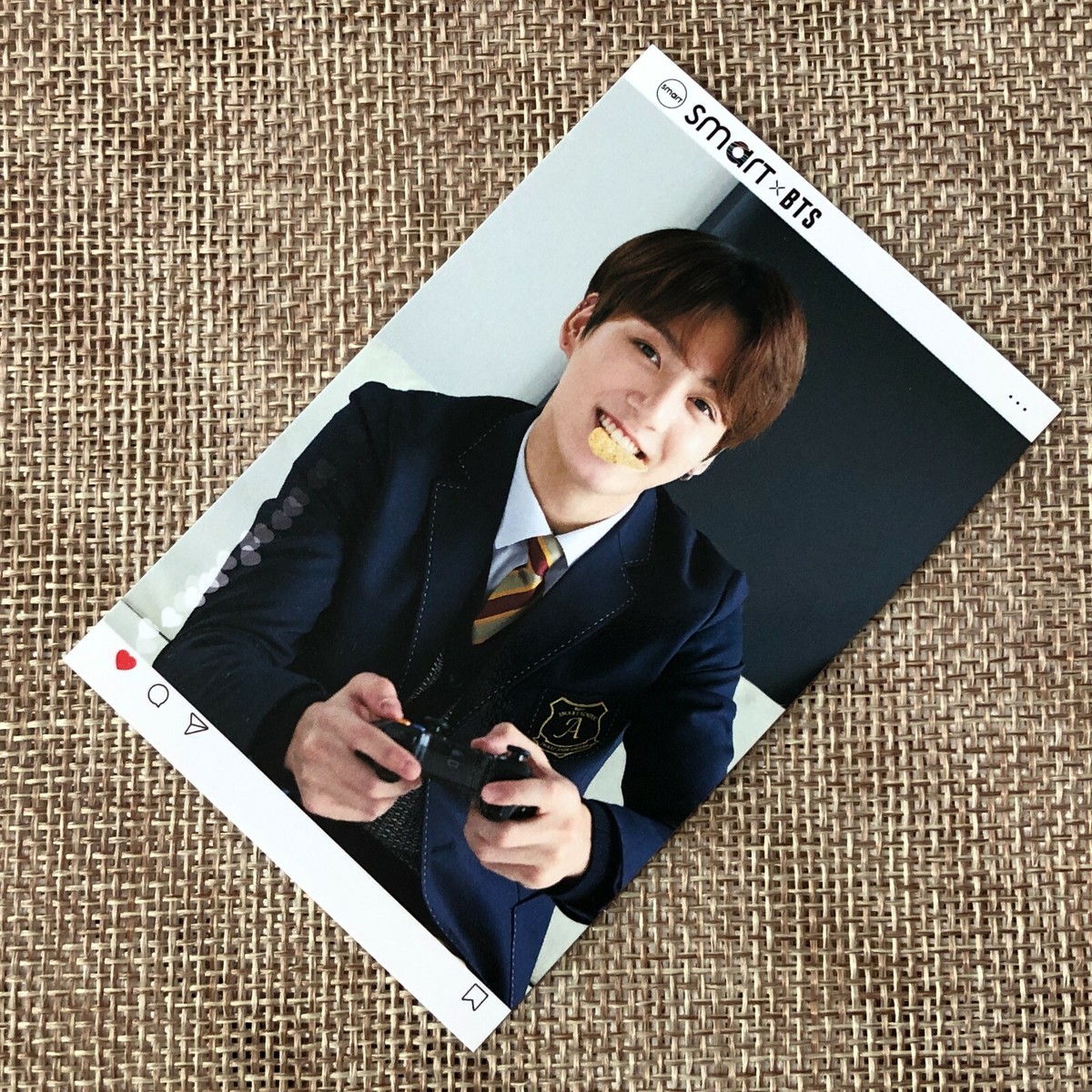 BTS 創立式 フォトカード JUNGKOOK BTS JUNGKOOK [ BTS X Smart Uniform ] Official Photocard