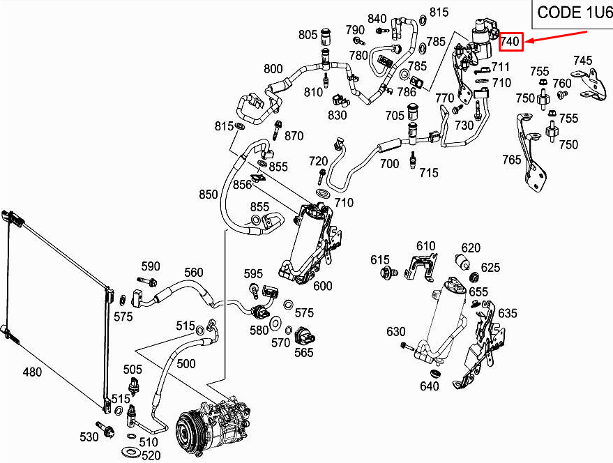 MERCEDES-BENZ E W213 Expansion Valve A2138305304 for sale online 