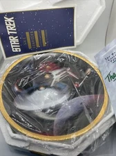 Star Trek The Voyagers USS Enterprise NCC-1701 Hamilton Plate Keith Birdsong COA