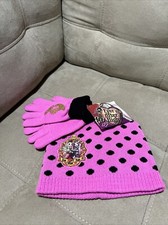 Mattel Ever After High 2014 Winter Hat And Glove Set Pink  Black Sold At Kmart