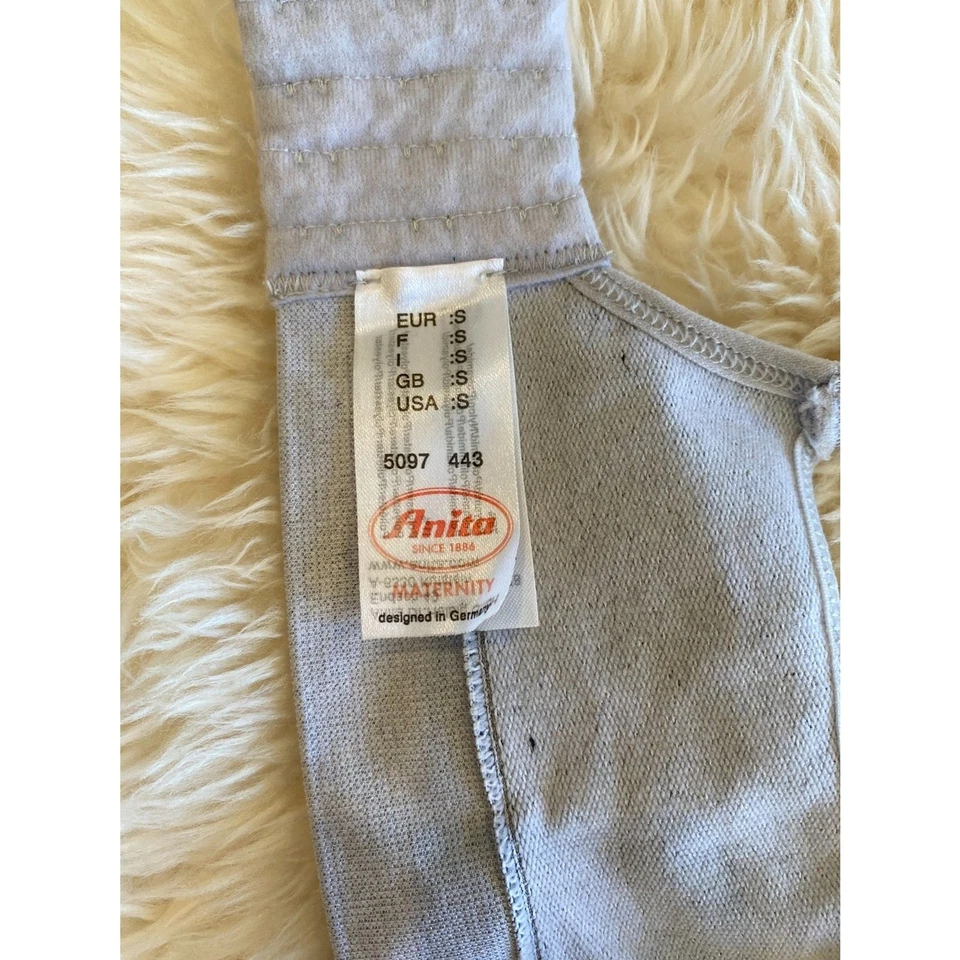 Anita Seamless Stretch Nursing Maternity Bra Size Small Gray Dot 5097 - Image 4 of 4