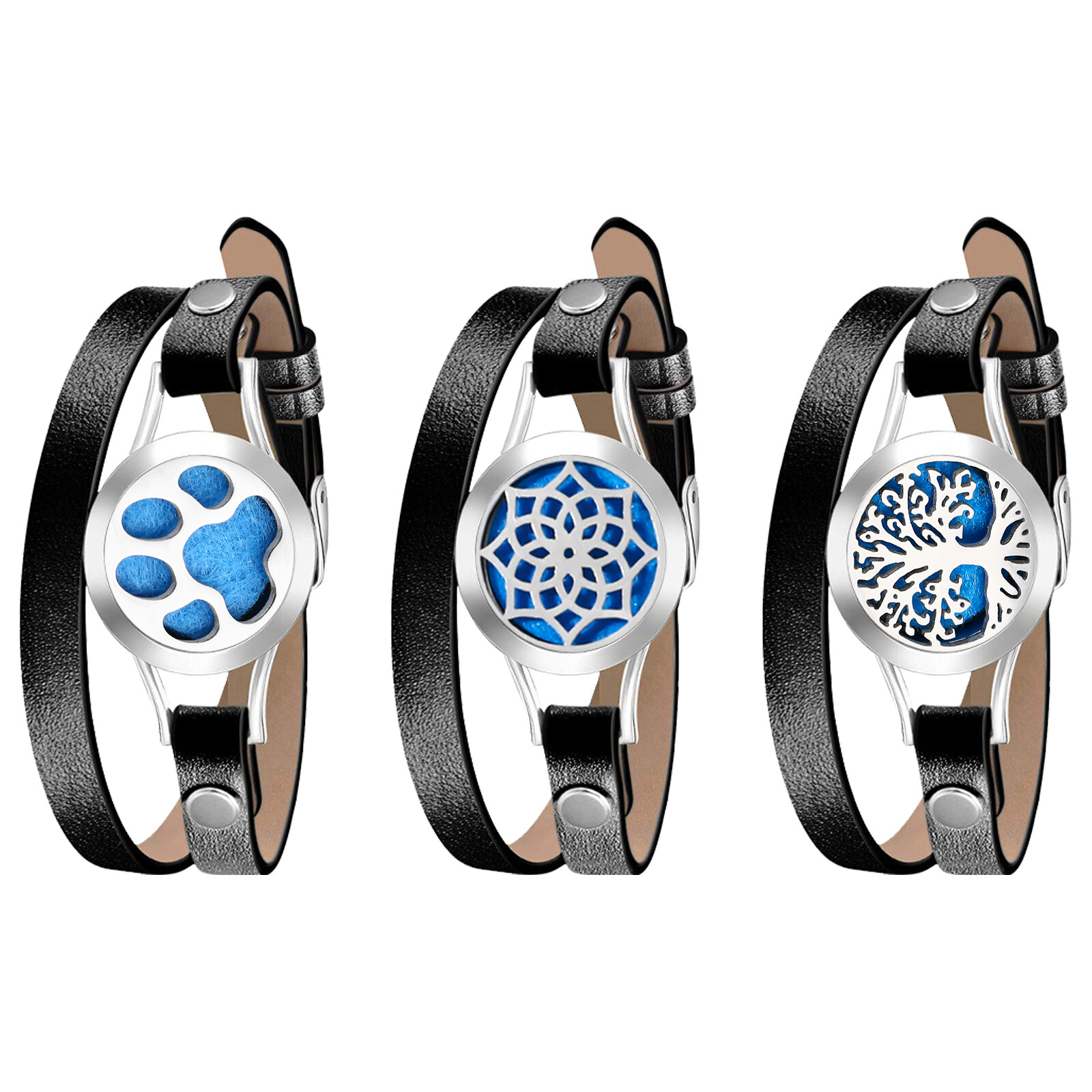 S Diffuser Bracelets Wrap Leather Scent Bracelet