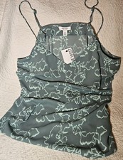 Nine West Speghetti String Top/ Dress Shirt.