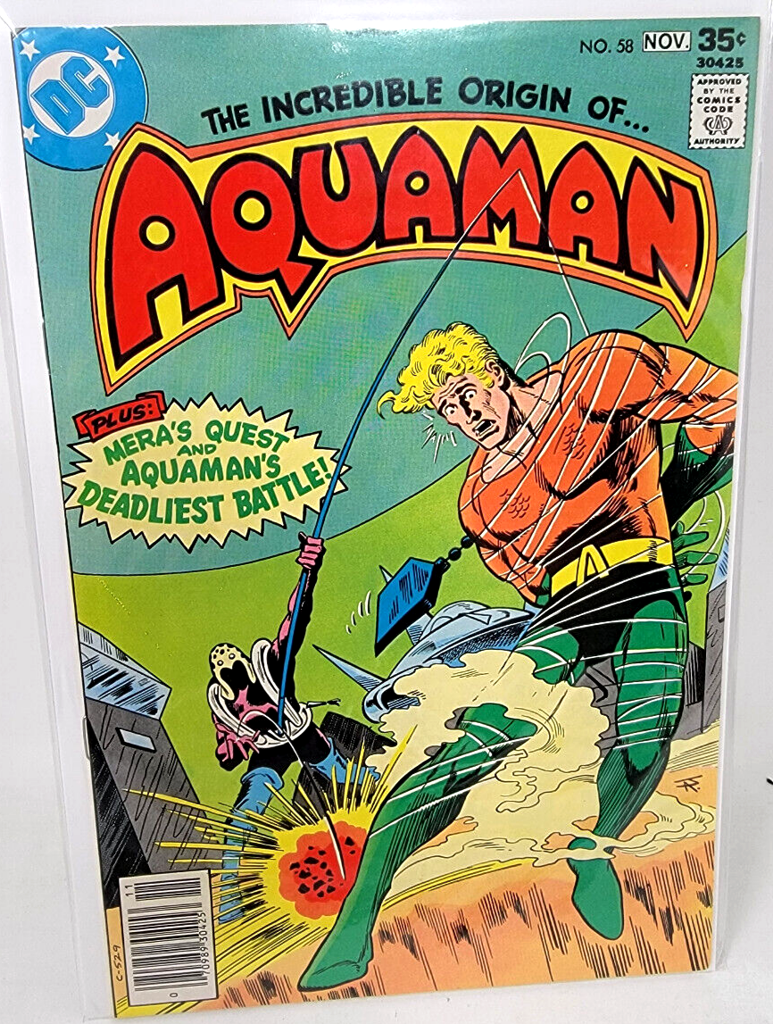 AQUAMAN #58 FISHERMAN APPEARANCE *1977* 7.5 | eBay