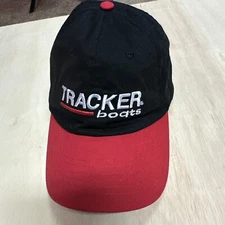 New Tracker Boats Adjustable Strap Black Hat Cap One Size Fits Most Free SH