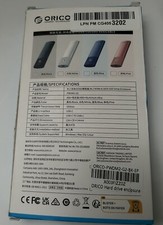 ORICO M.2 NVMe SATA SSD Drive Enclosure Adapter Tool-Free, USB C 3.2 Gen 2 10Gb