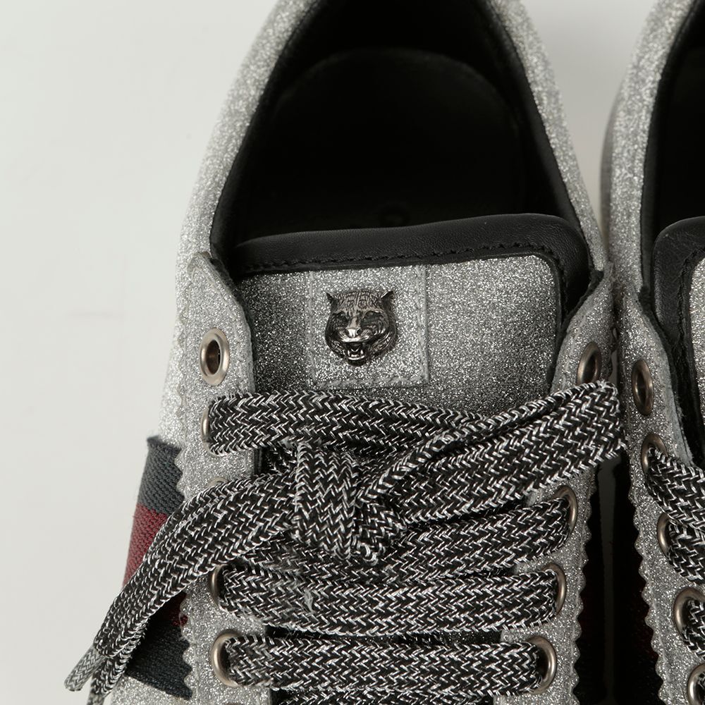 Gucci Glitter Web Stud Bambi Sneakers 35.5 Size - 419544 | eBay Gucci Glitter Web Stud Bambi Sneakers 35.5 Size - 419544 | eBay