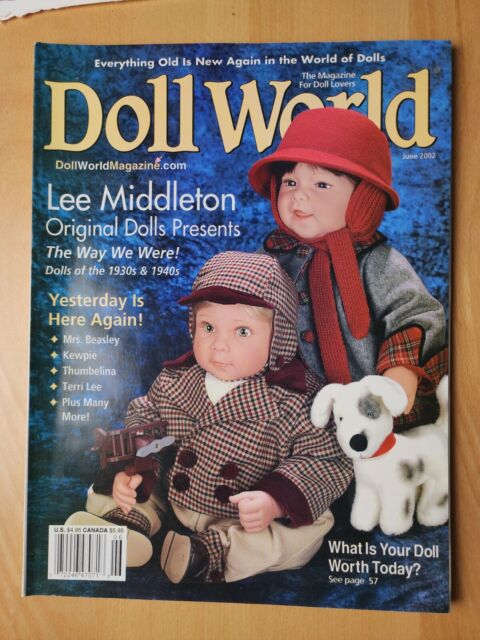Doll World Magazine June 2002 Lee Middleton Original Dolls Kewpie Terri Lee