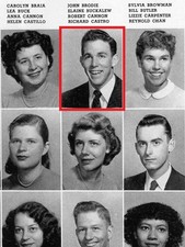 1950s Oakland High School Yearbook ~ Photos Football JOHN BRODIE 49ers Stanford