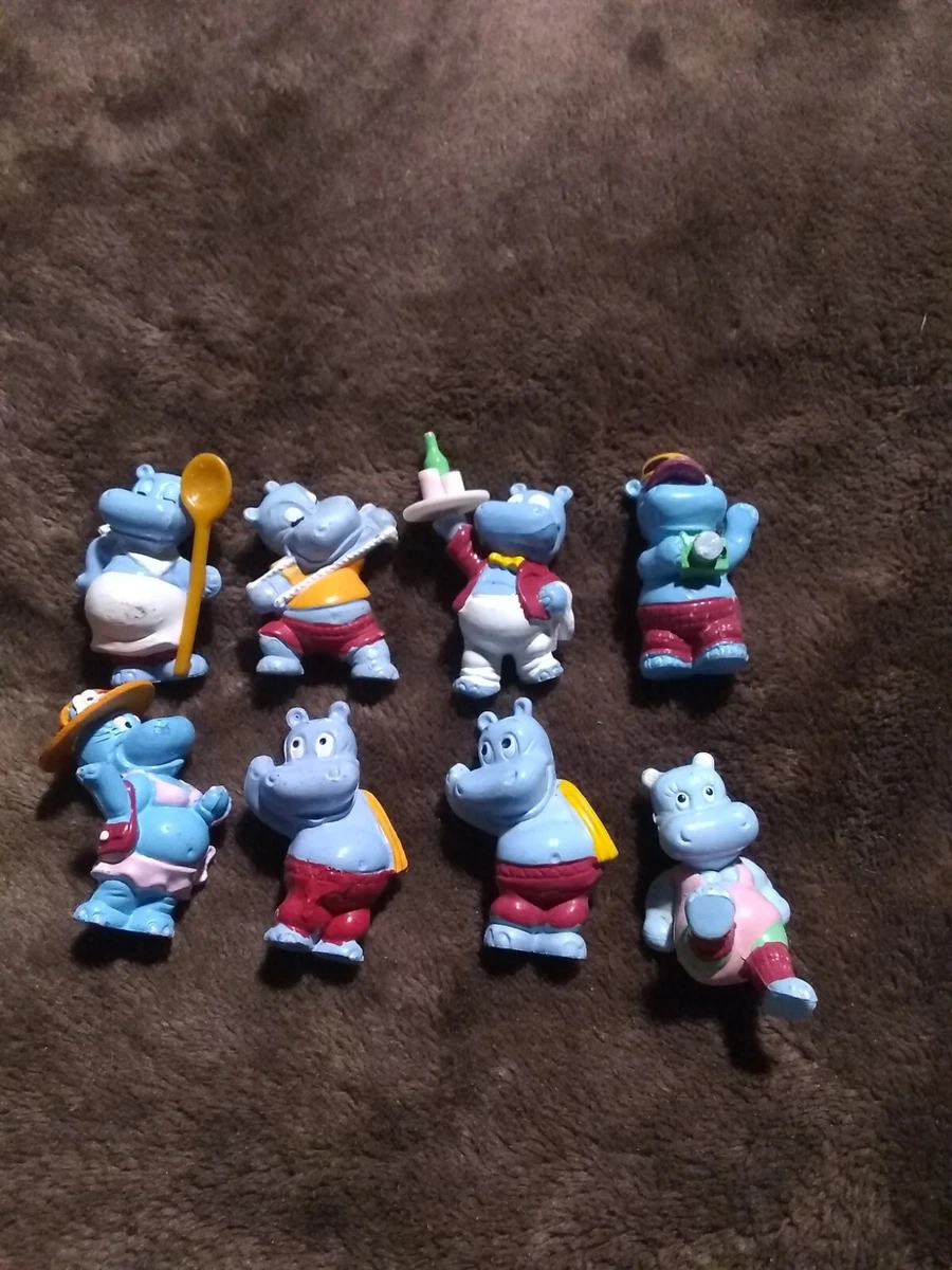 Rare German Ferrero Kinder Egg Toy Surprise 1990s Hippopotamus Hippo lot 8