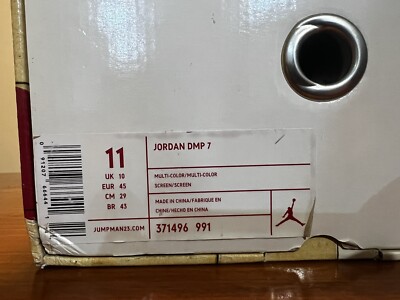 2009 US 11 NIKE JORDAN 7 DMP PACK BOTH PAIRS ORLANDO MAGIC TORONTO