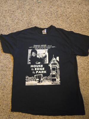 House on the Edge of the Park T Shirt Slasher Horror Large Y2k Rotten Cotton