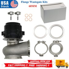 Universal 60mm Vband Flange Clamp Wastegate Ewg Waste Gate 10 18 Psi Spring Us