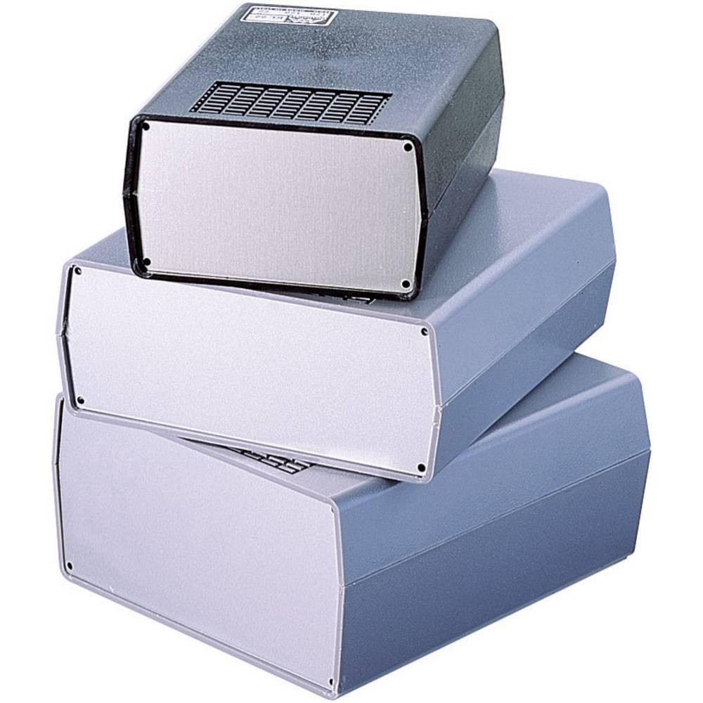Boîtier universel TEKO AUS 33.5 en ABS et aluminium gris clair pour montage électronique