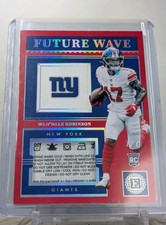 2022 Panini Encased - Future Wave Materials Wan'Dale Robinson /9 Laundry Tag Red