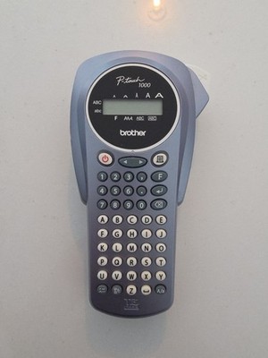 Brother P-Touch 1000 Label Maker Model PT-1000. Fits 6-12mm Tape (TESTED Works)