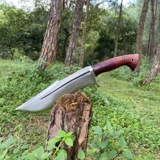 Custom Handmade Carbon Steel Blade Kyapo Kukri Knife | Hunting Knife Camping
