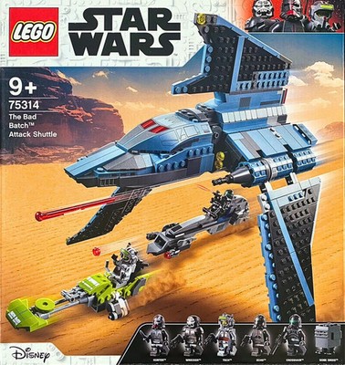 LEGO  Star Wars  75314 The Bad Batch Angriffsshuttle Neu OVP Sealed
